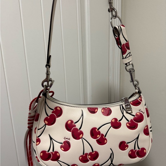 Coach Cherry Terry Shoulder Bag - Picture 7 of 11